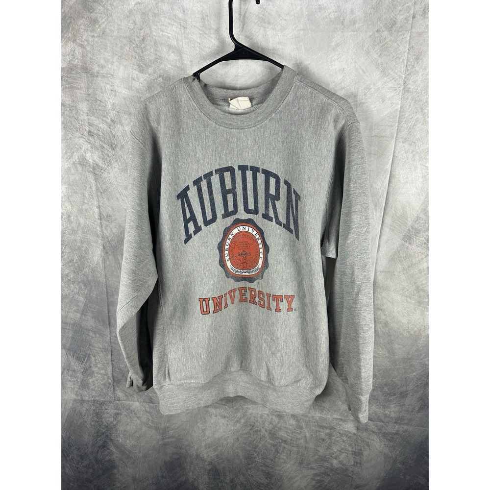 Vtg MV Sport Proweave Universirty Of Auburn Tigers Sweatshirt Men's Small Flaw